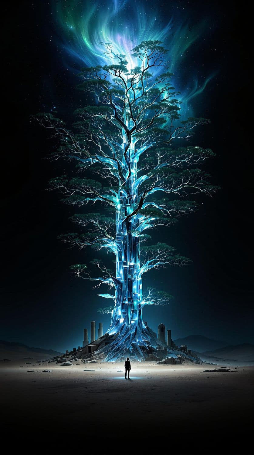 The Glass Tree of the Desert Ruins