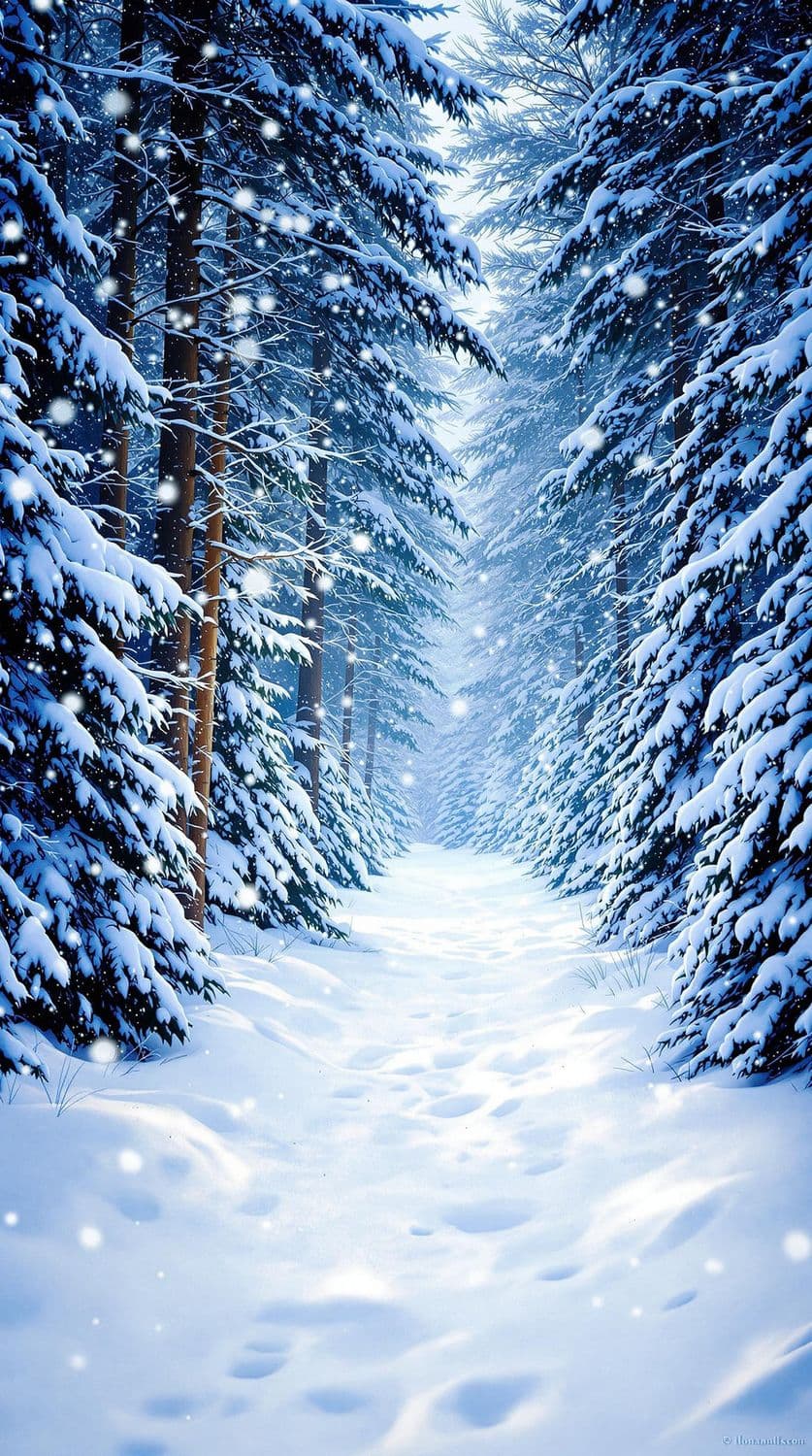 Ethereal Winter Woods