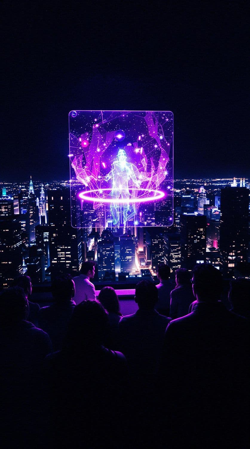 Rooftop Hologram Gathering