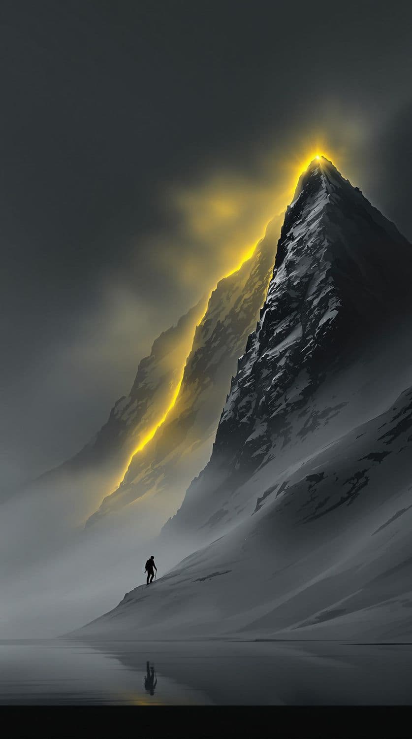 Majestic Mountain Ascent