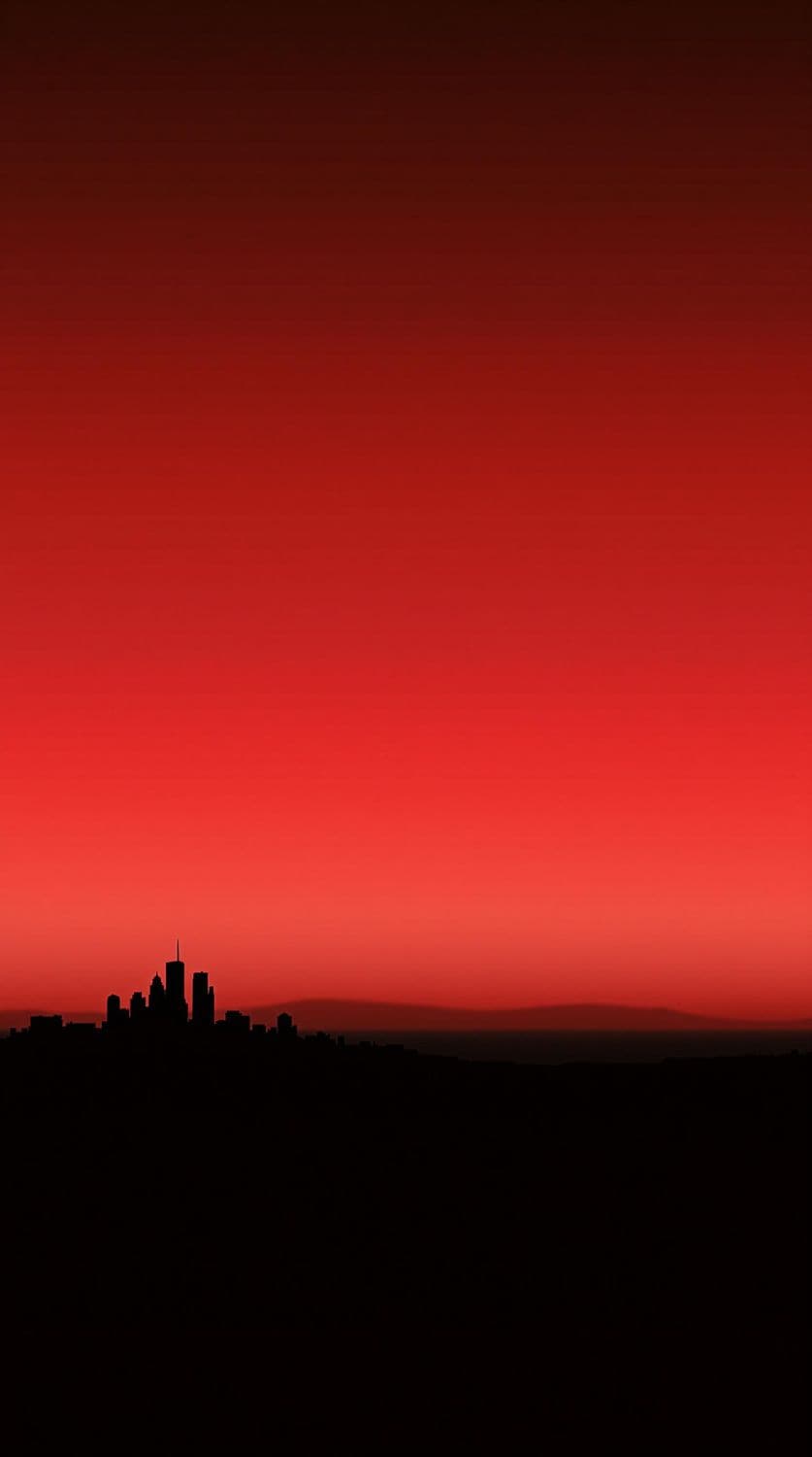 City Skyline at Sunset