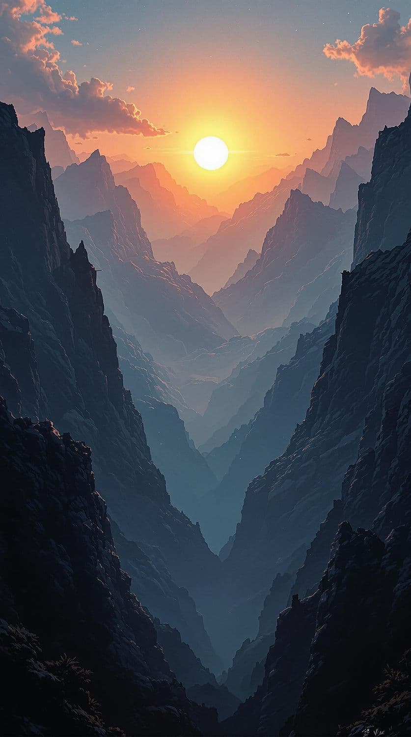 Dawn Over Majestic Peaks