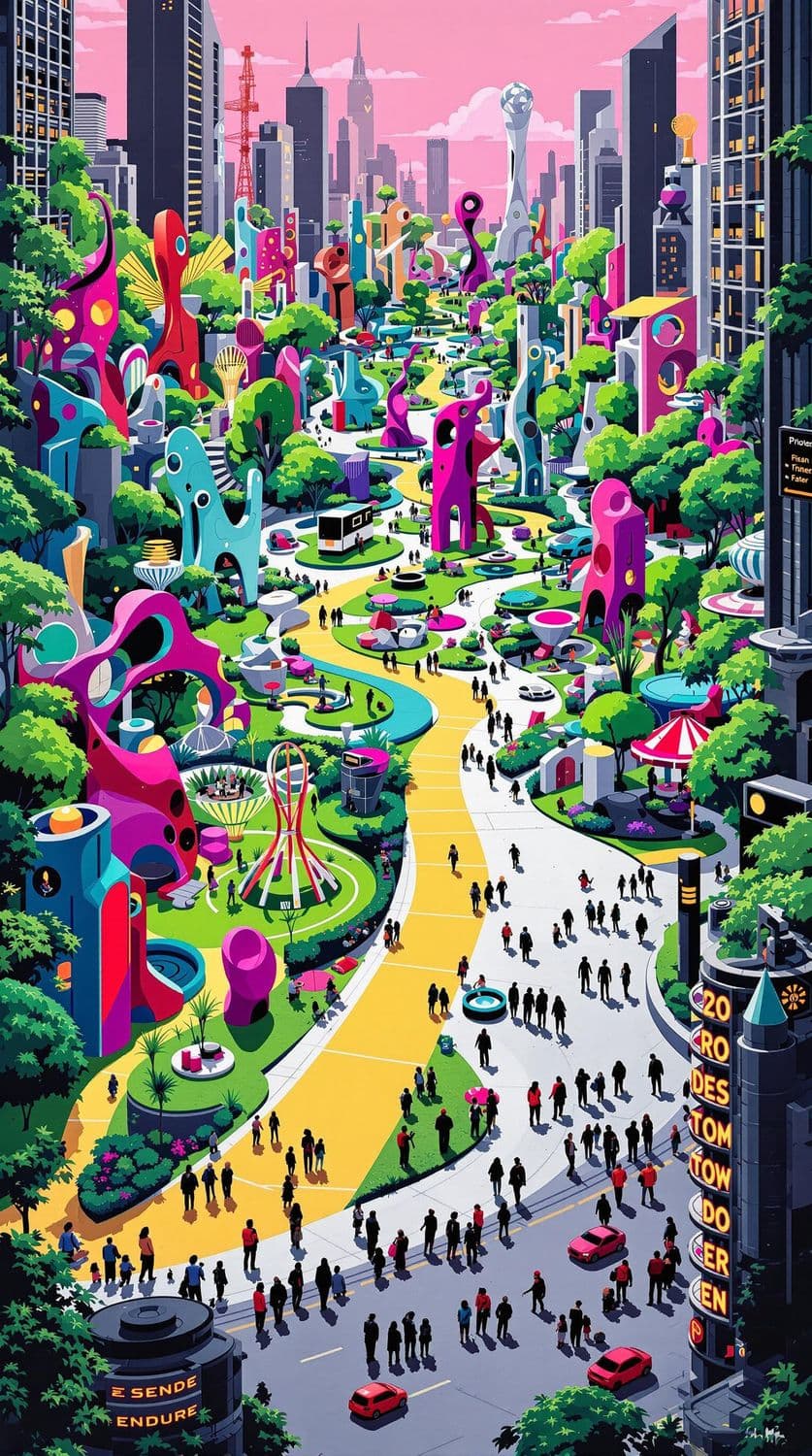 Futuristic Urban Park