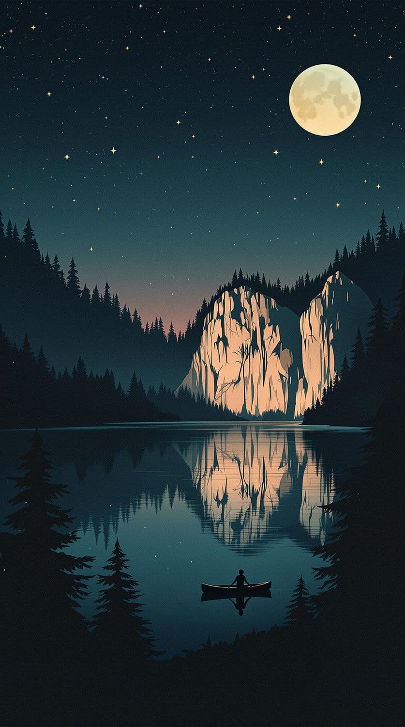 Twilight Lake Tranquility