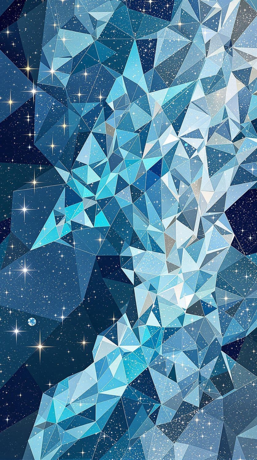 Crystalline Mosaic in the Stars