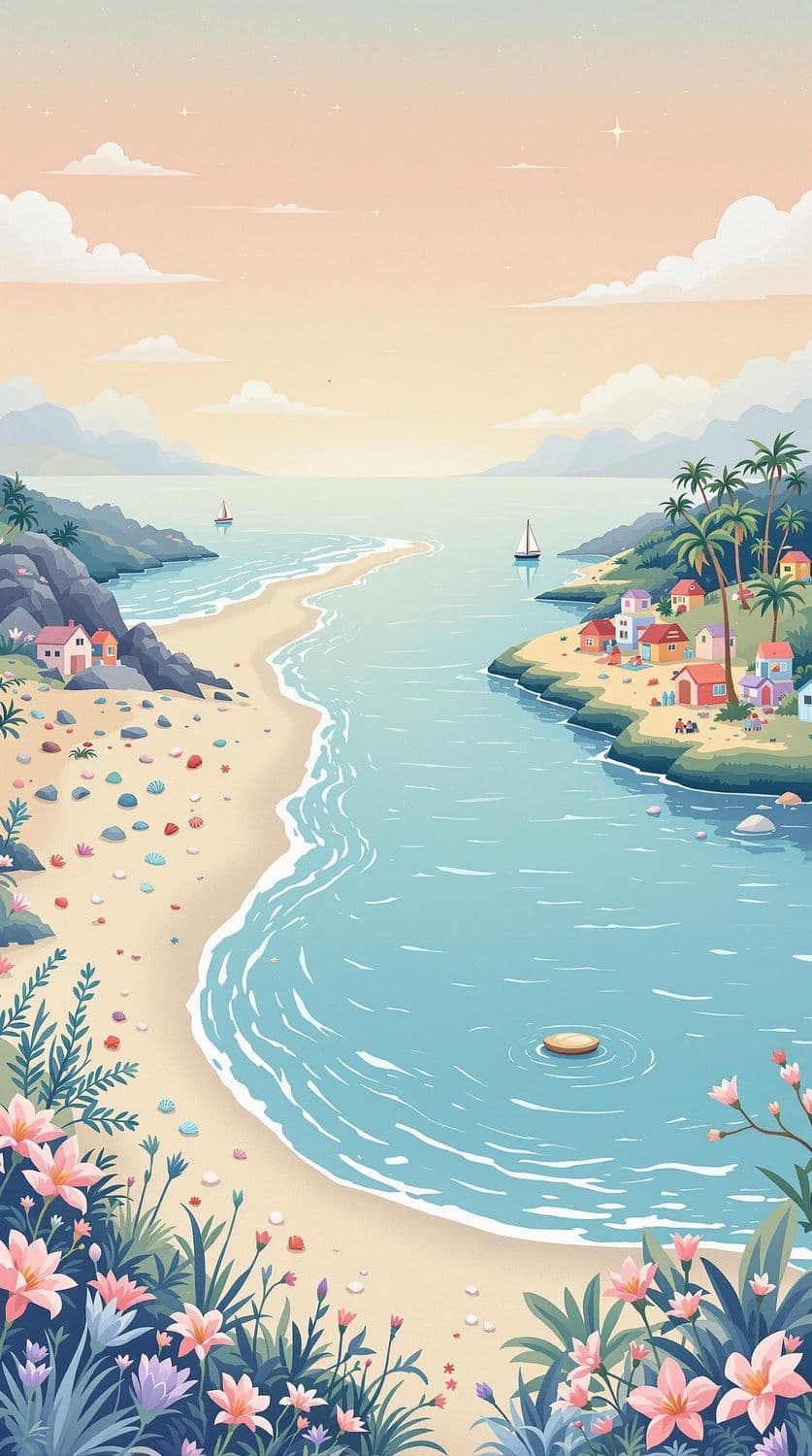 Pastel Coastal Retreat