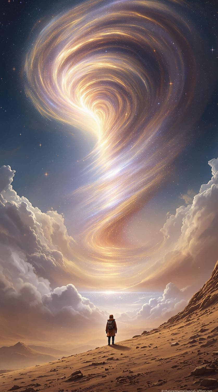 Desert Vortex of Light