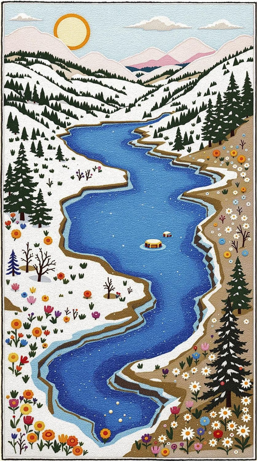 Winter Embroidered Tundra