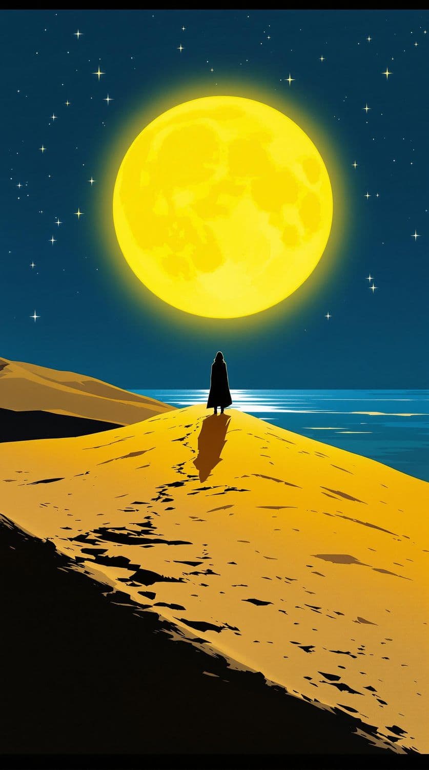 Desert Moonlit Wanderer