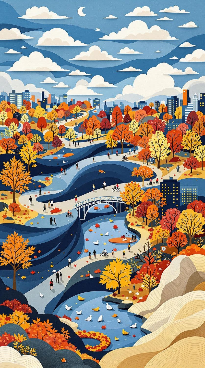 Autumn in the City Park