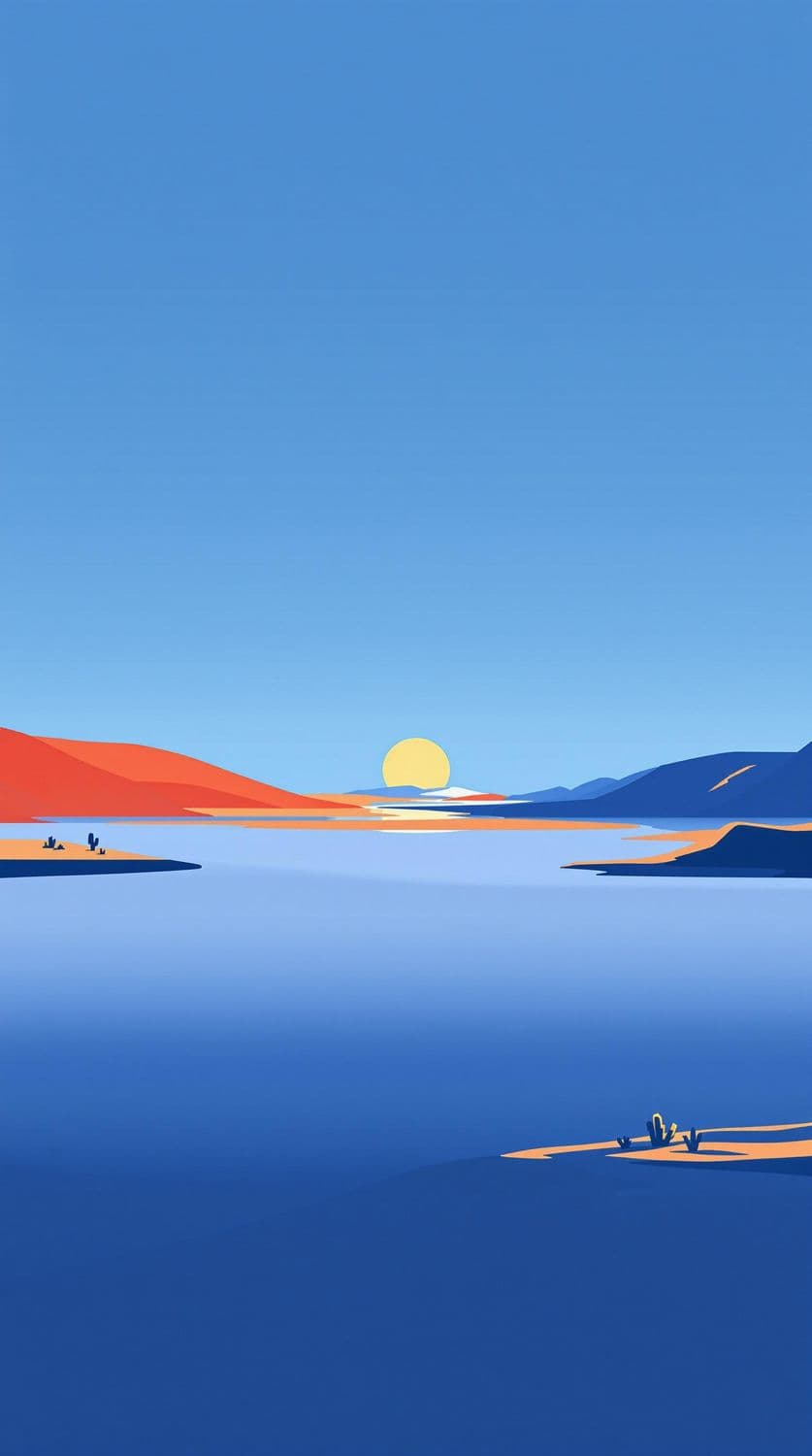 Serene Desert Sunrise