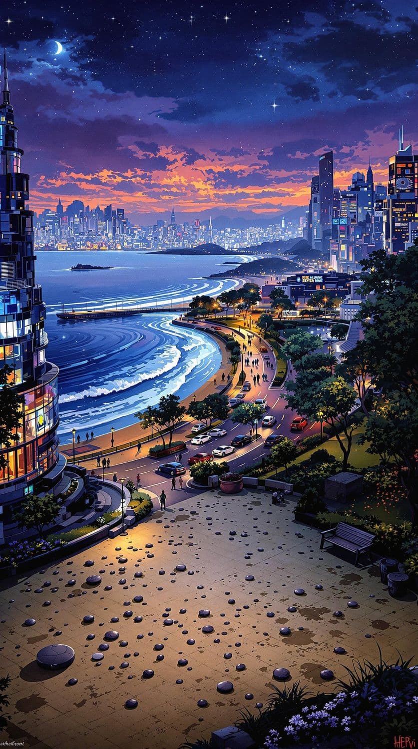 Cityscape at Twilight