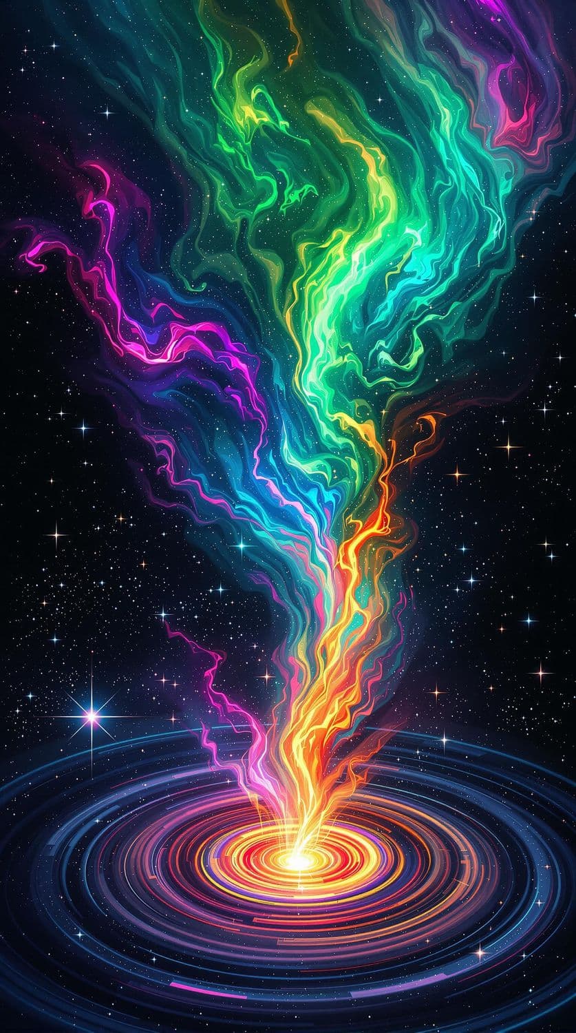 Emerald Nebula Swirl