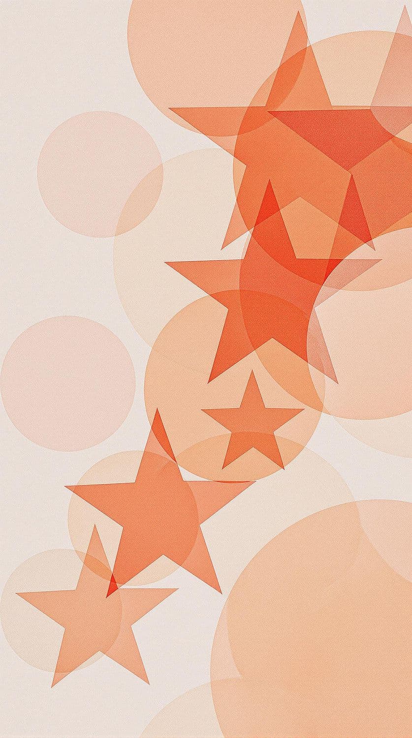 Stars in Red and Silver