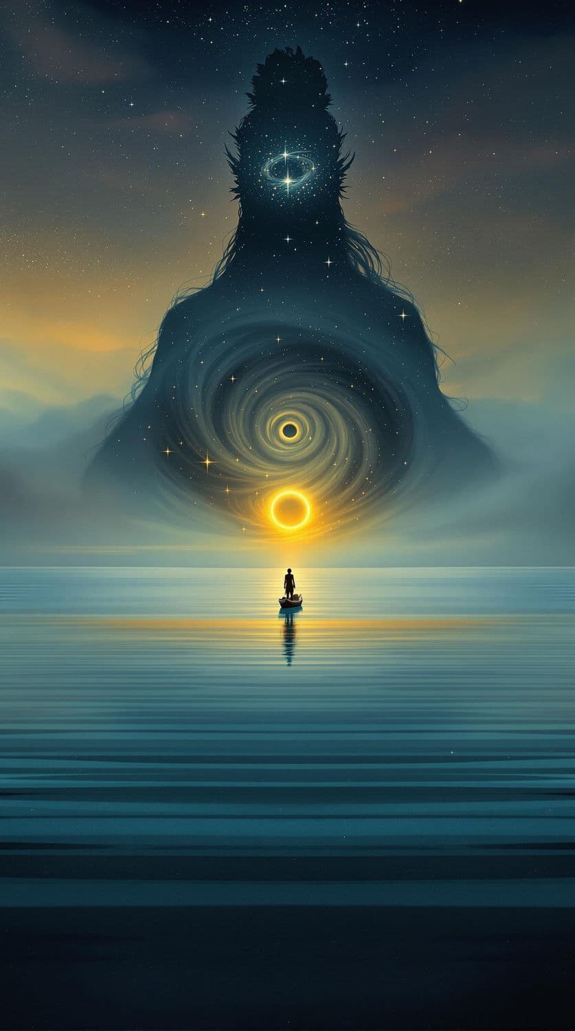 Sea Deity's Cosmic Reflection