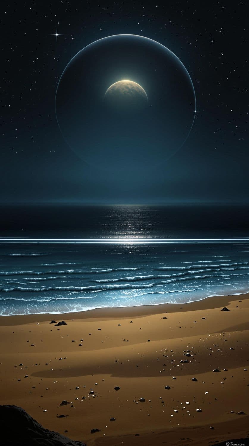 Celestial Ocean's Embrace