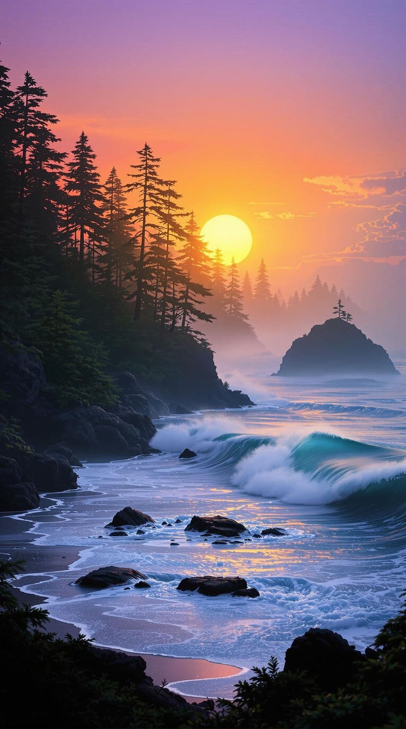 Dusk in the Enchanted Forest