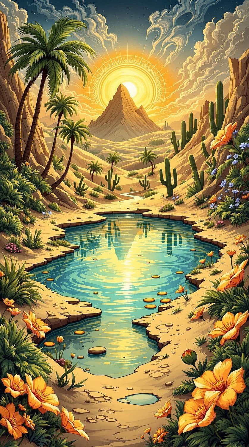 Fantastical Desert Oasis