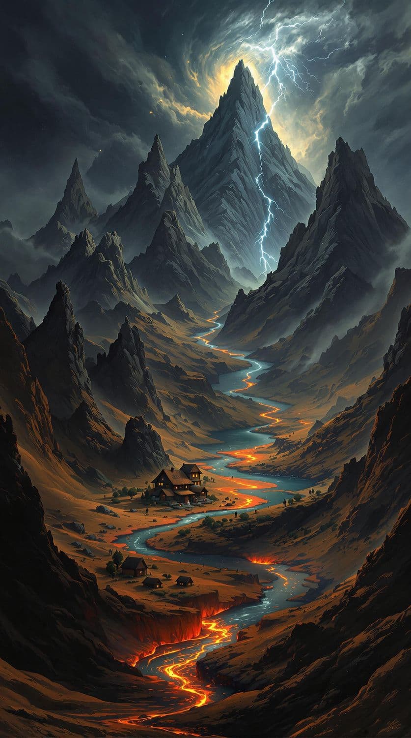 Storm Over the Enchanted Mountains