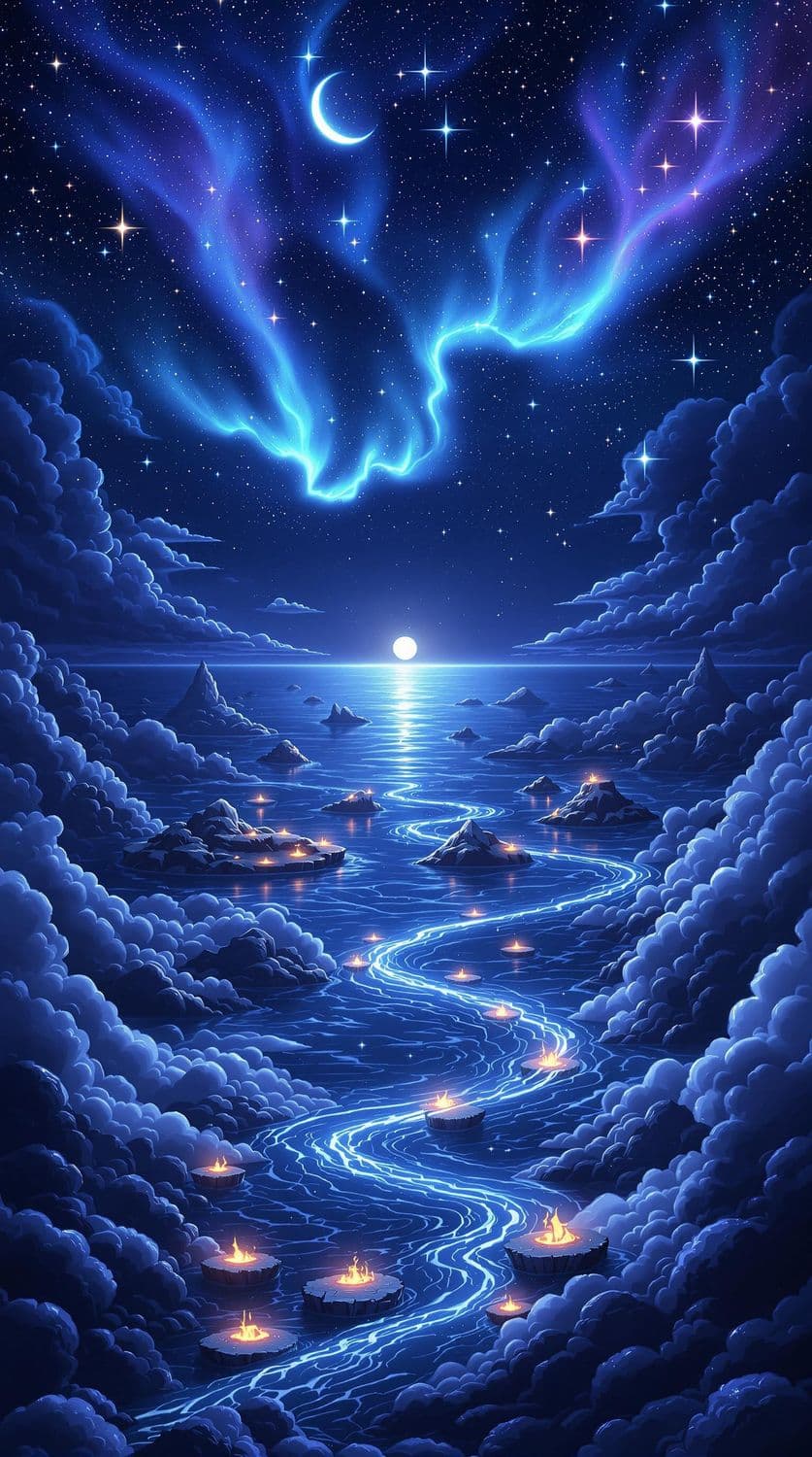 Celestial Ocean Dreamscape