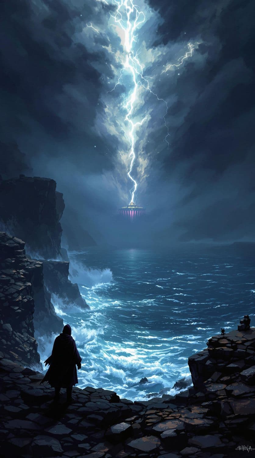 Ocean's Edge: The Adventurer's Gaze