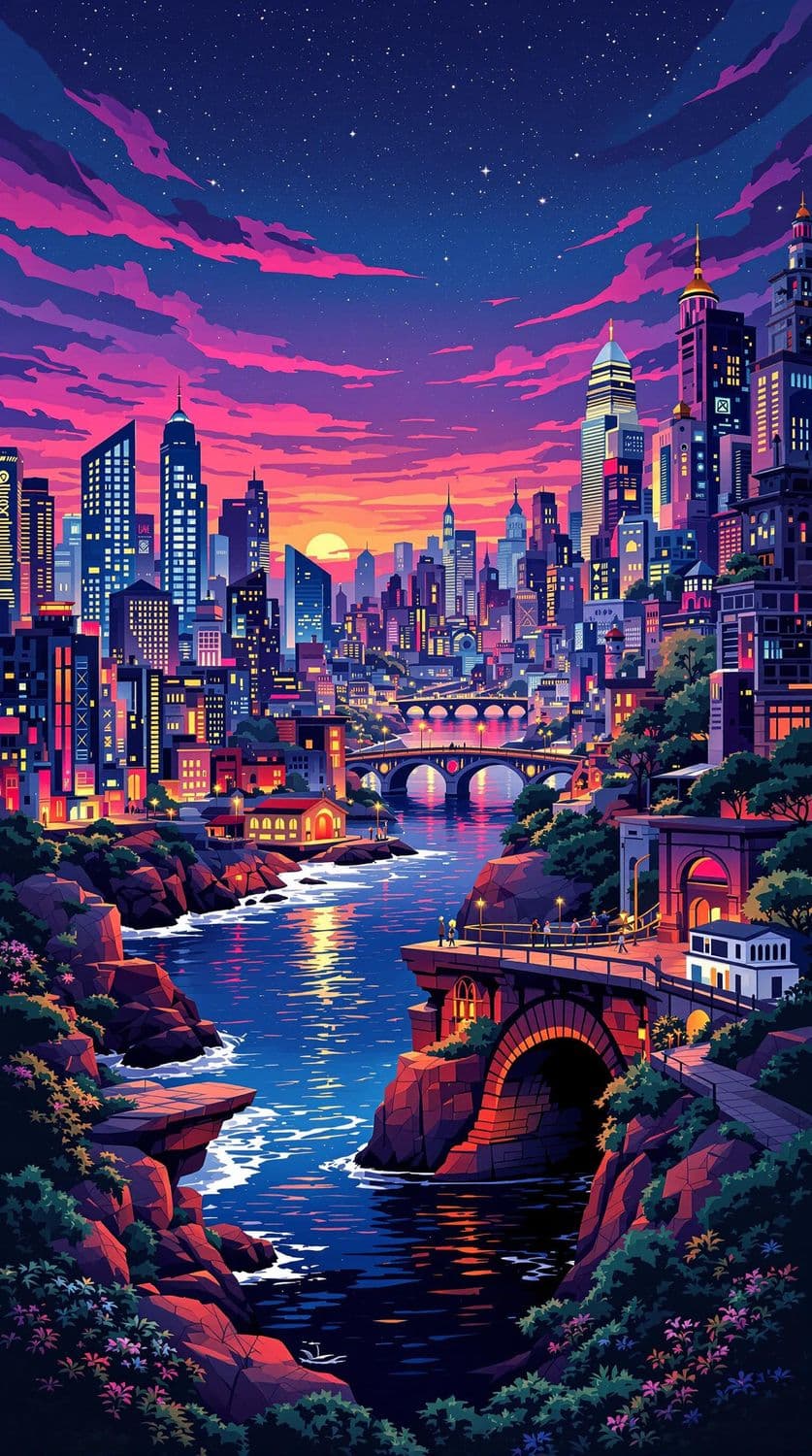 Twilight Cityscape