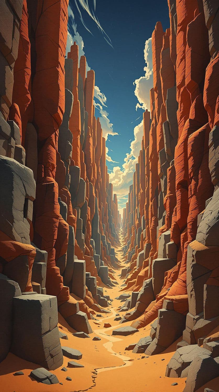 Surreal Desert Towers