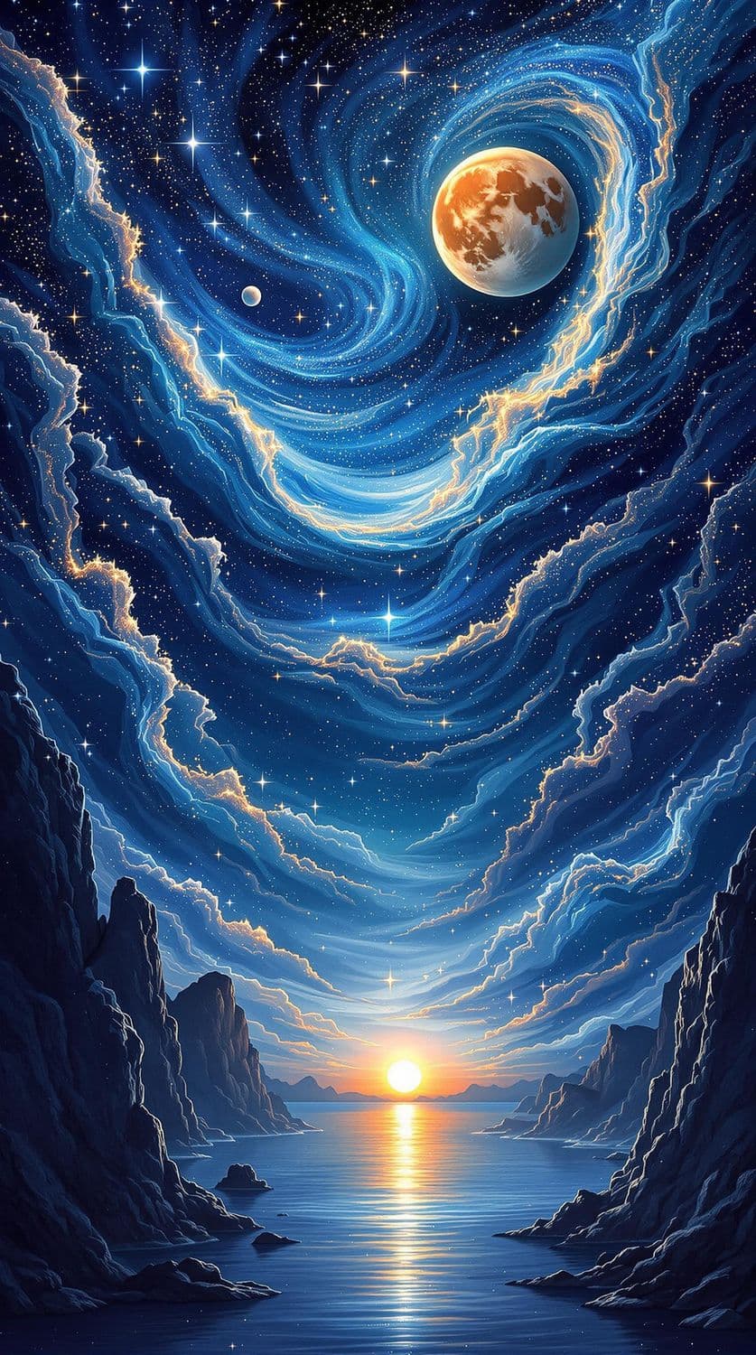 Cosmic Ocean of Stardust Waves