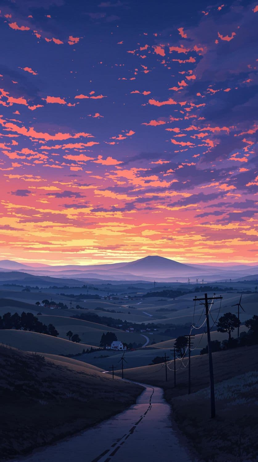 Countryside Twilight Harmony