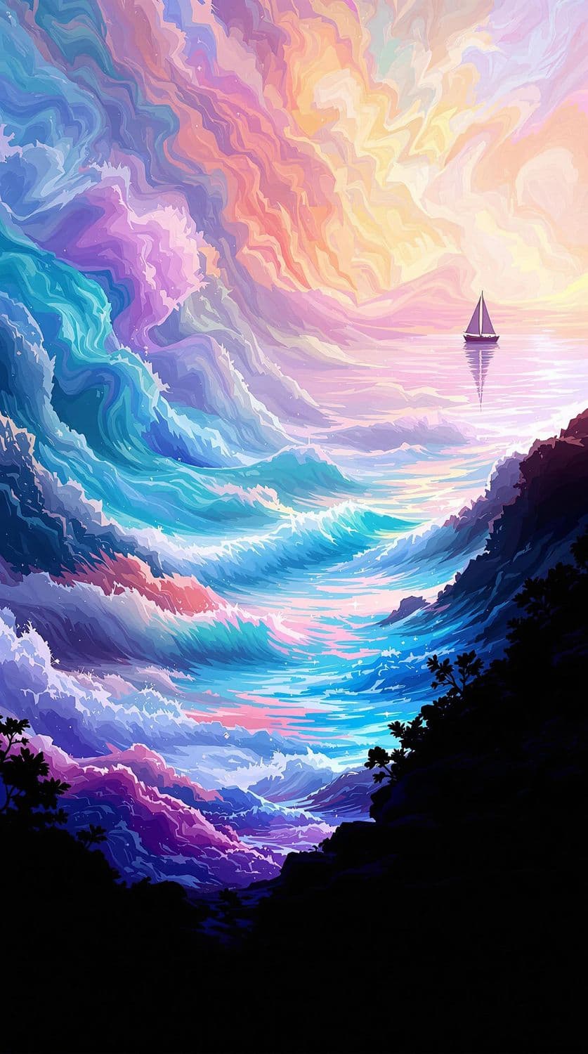 Colorful Ocean Serenity