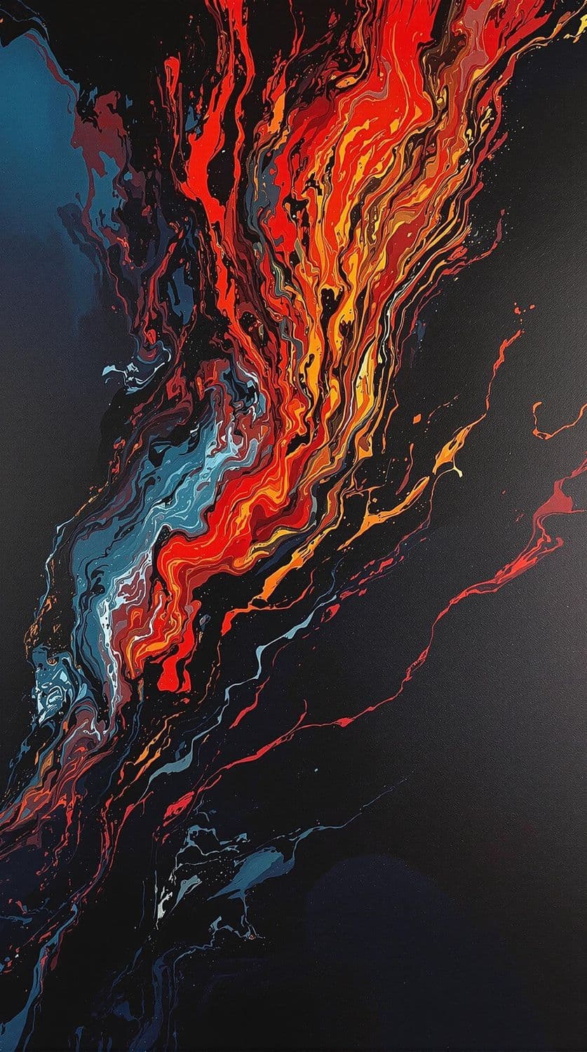 Molten Color Swirl