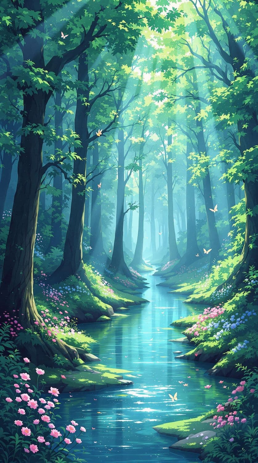 Enchanted Anime Forest