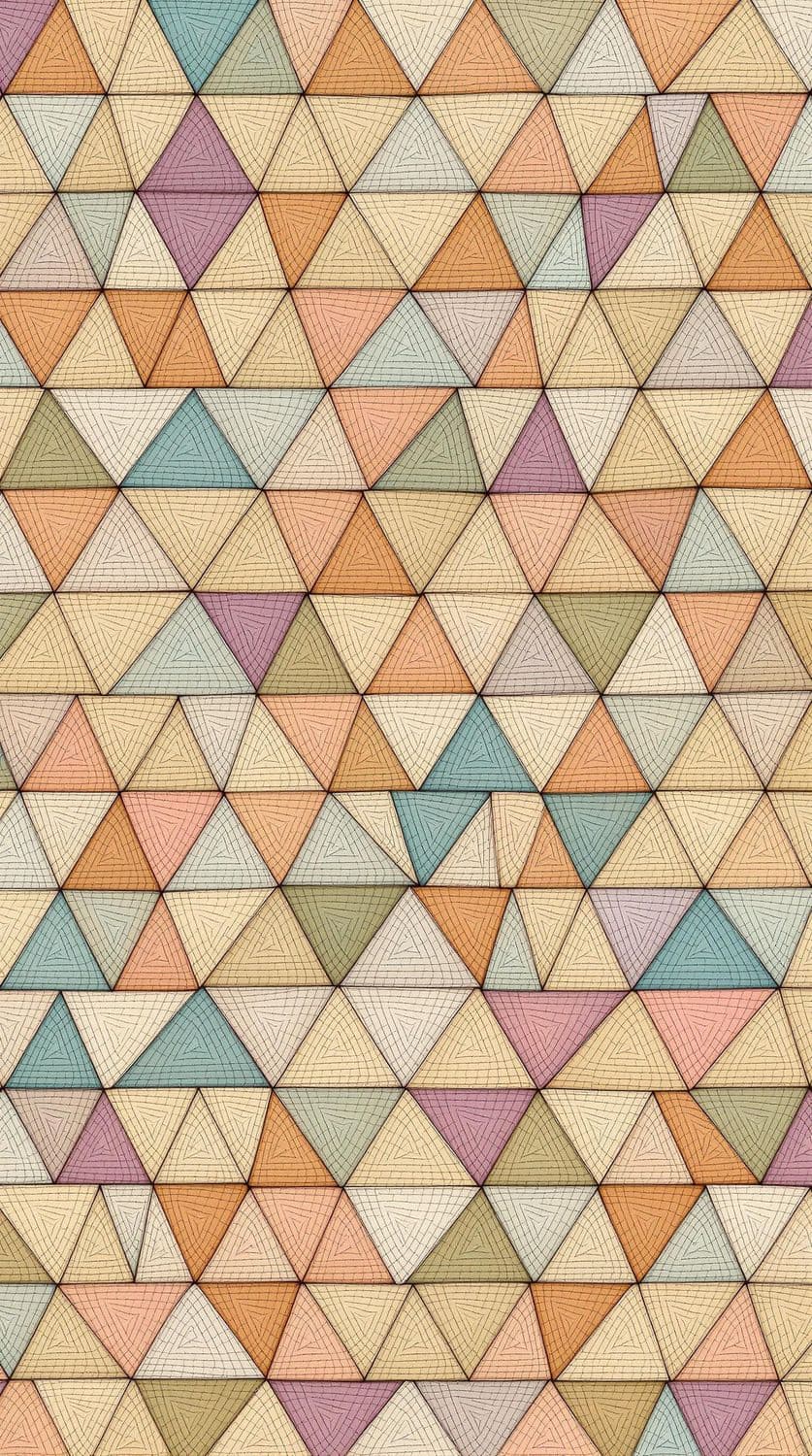 Earthy Triangular Tapestry