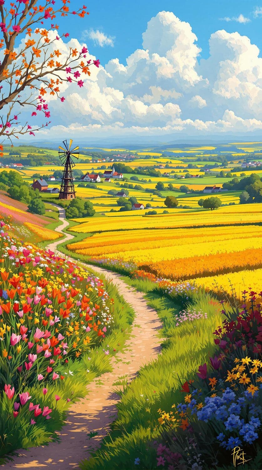 Spring Awakening in the Countryside