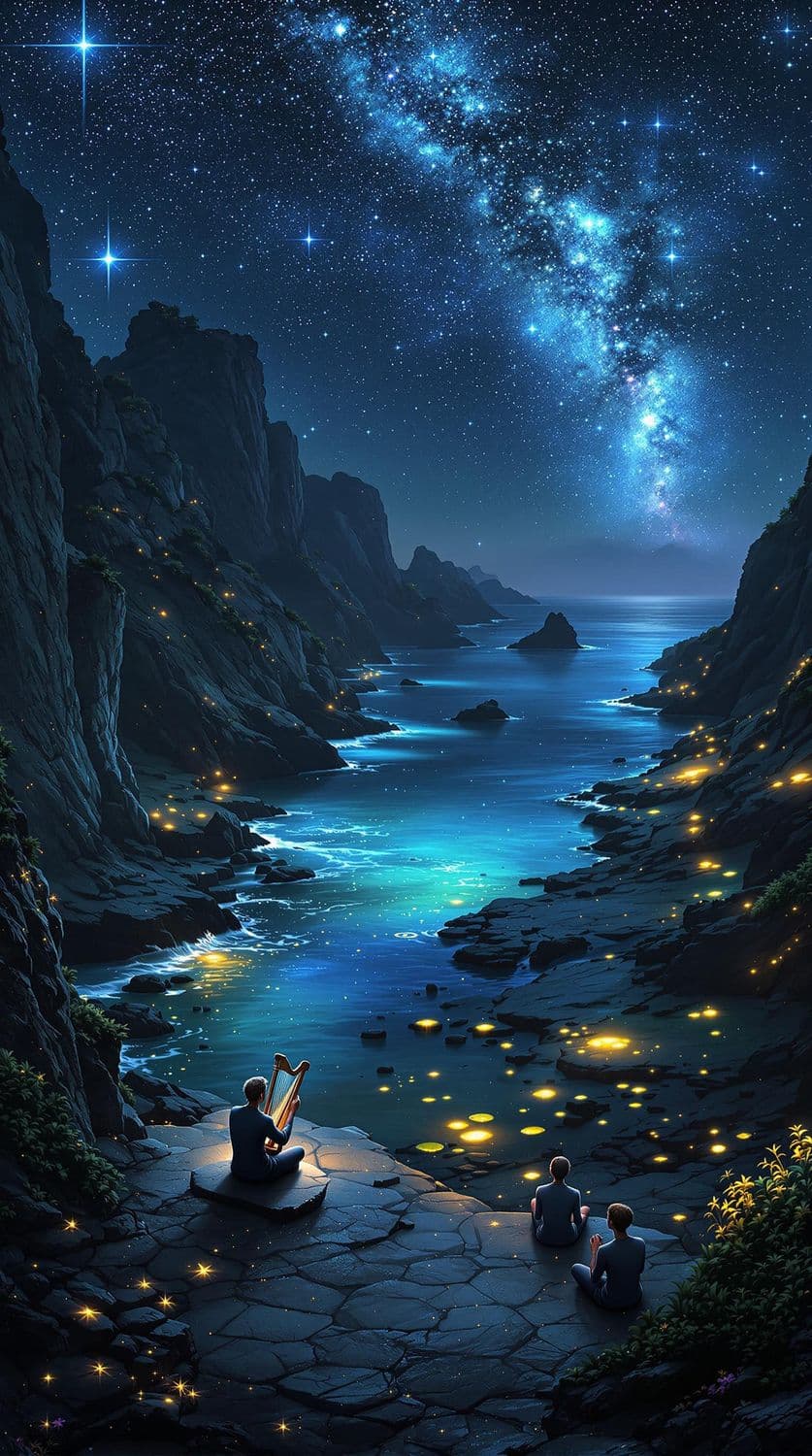 Harmony by the Starlit Cove