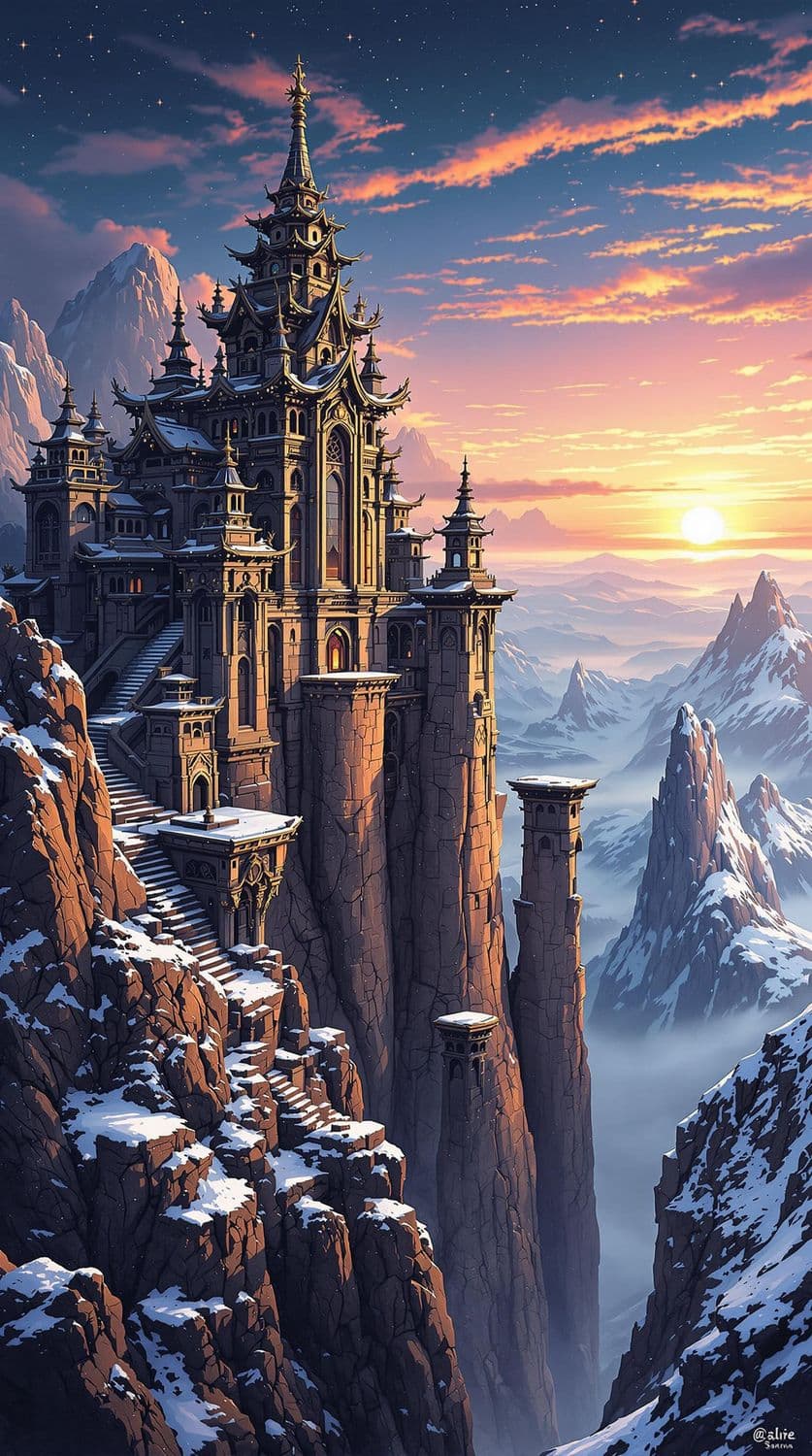 Temple of Dawn on Misty Peak