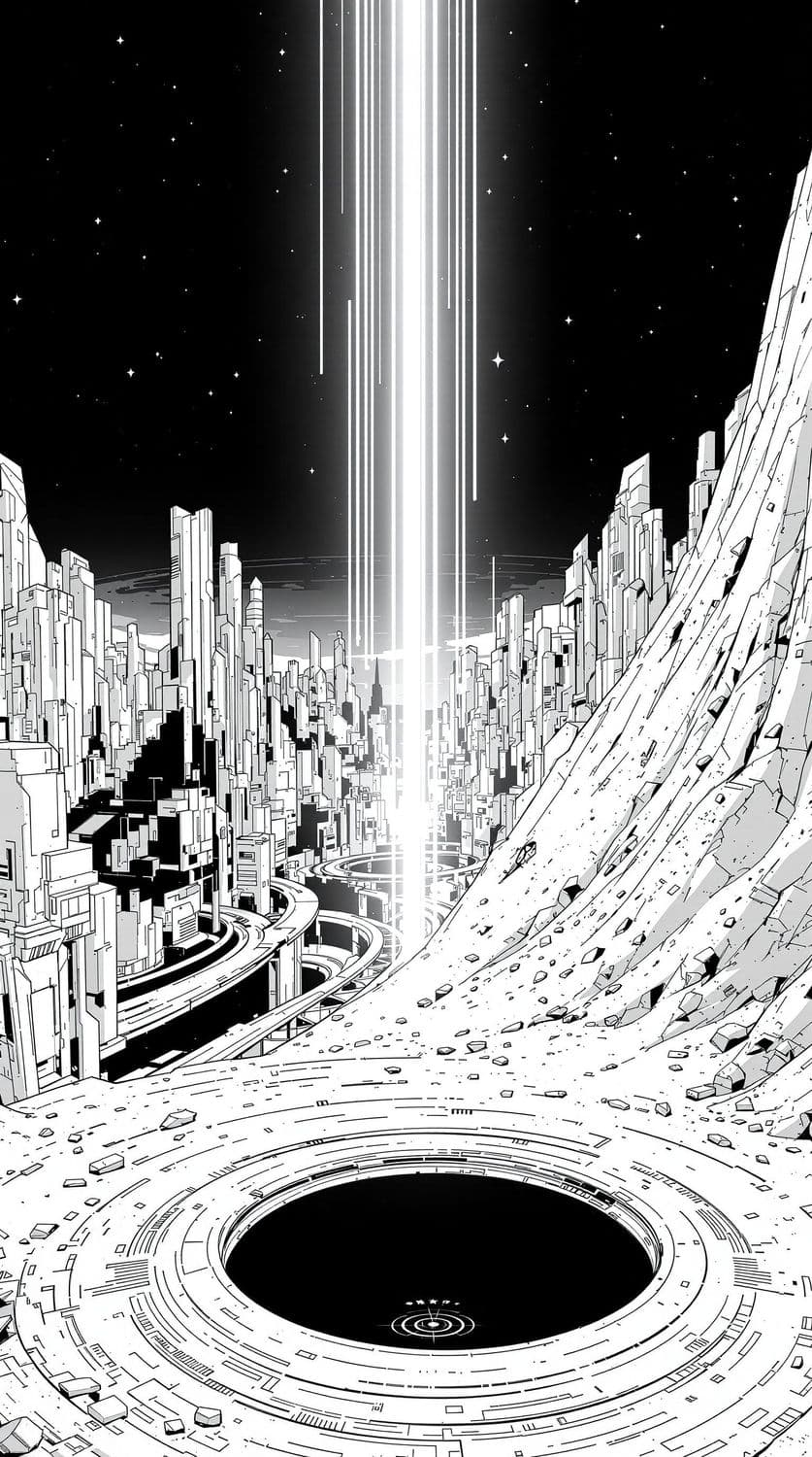 Futuristic Alien Cityscape