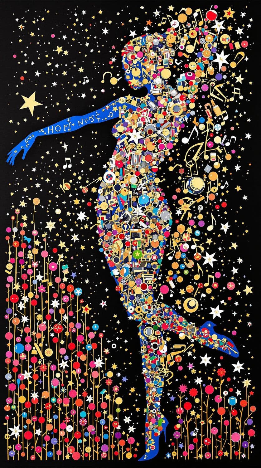 Dancing Music Silhouette