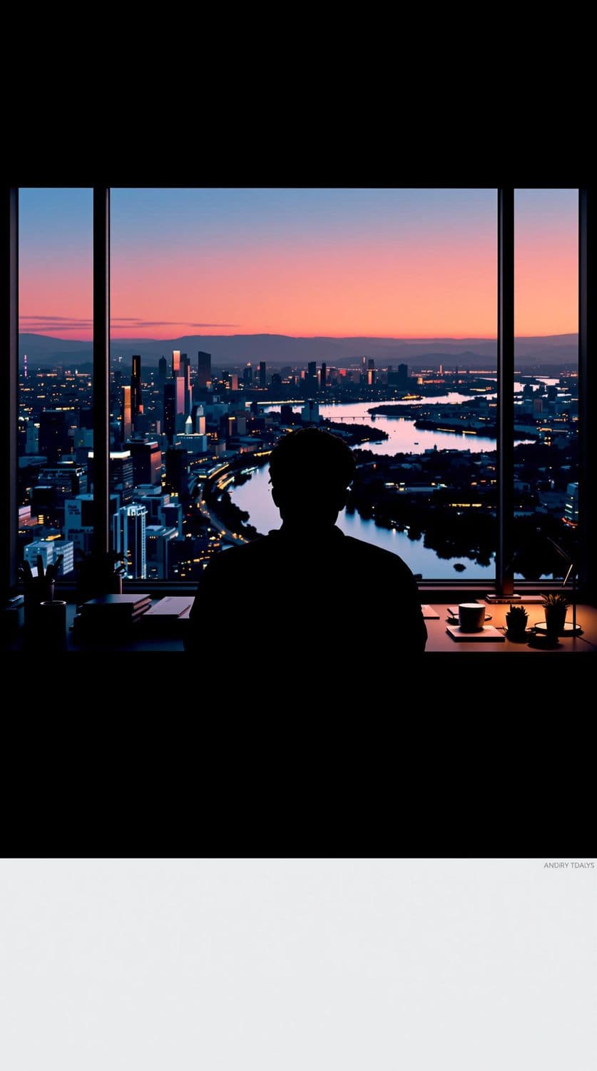 Urban Contemplation at Dawn