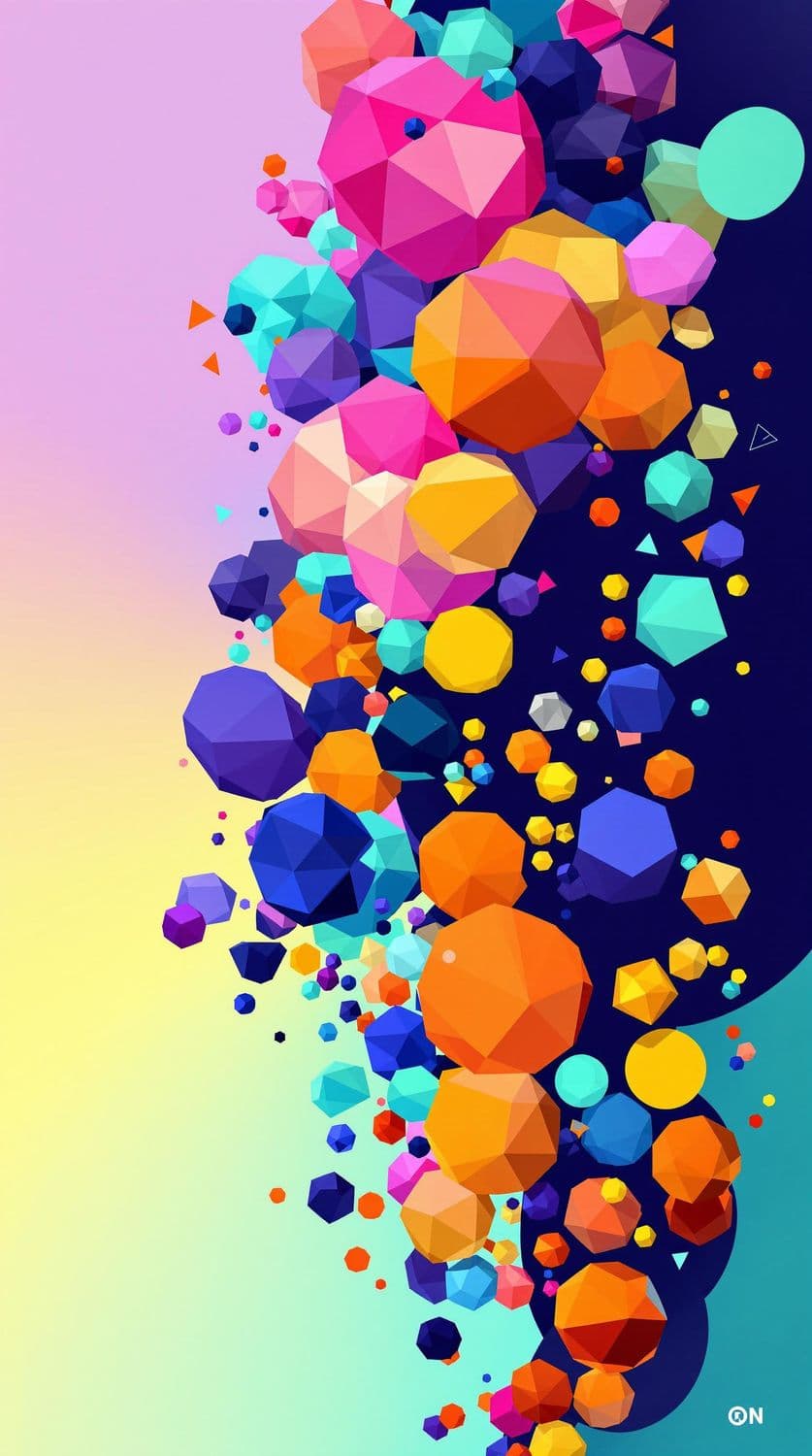 Spiraling Geometric Dream