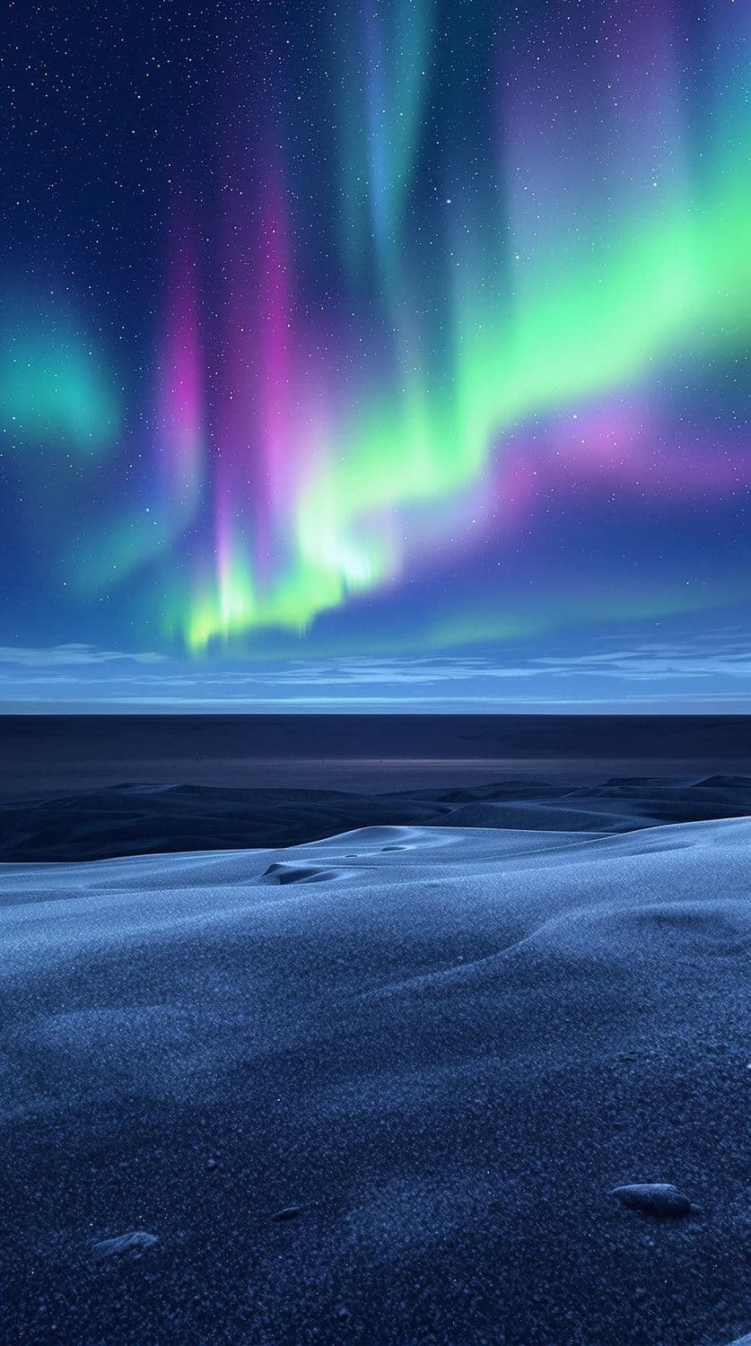 Aurora Over Tundra