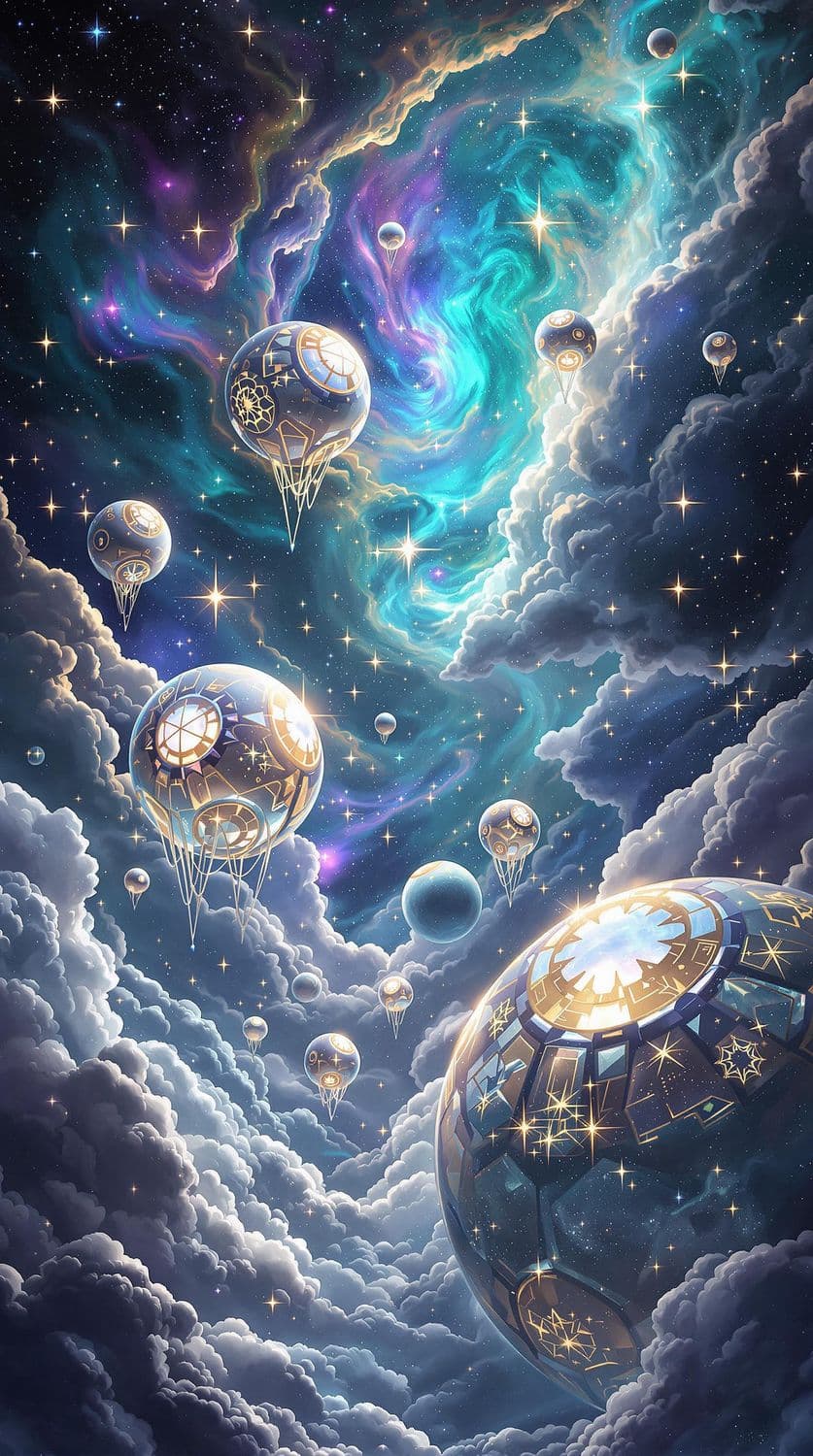 Opalescent Cosmic Harmony