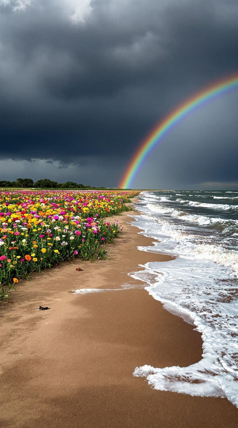 Wildflower Stormscape