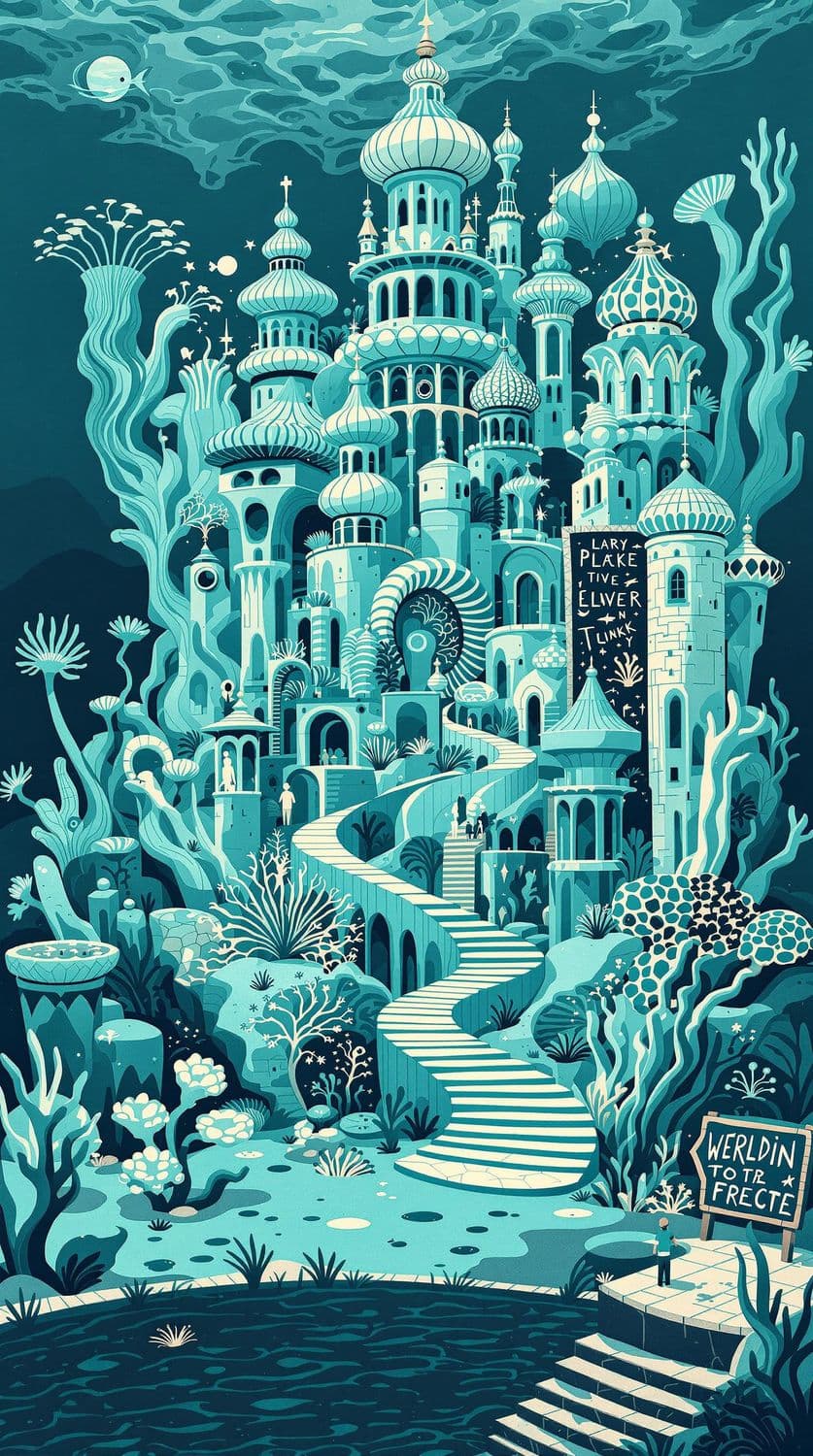 Underwater Coral Cityscape