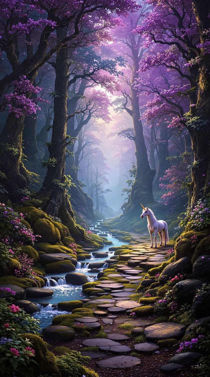 Enchanted Forest Dawn