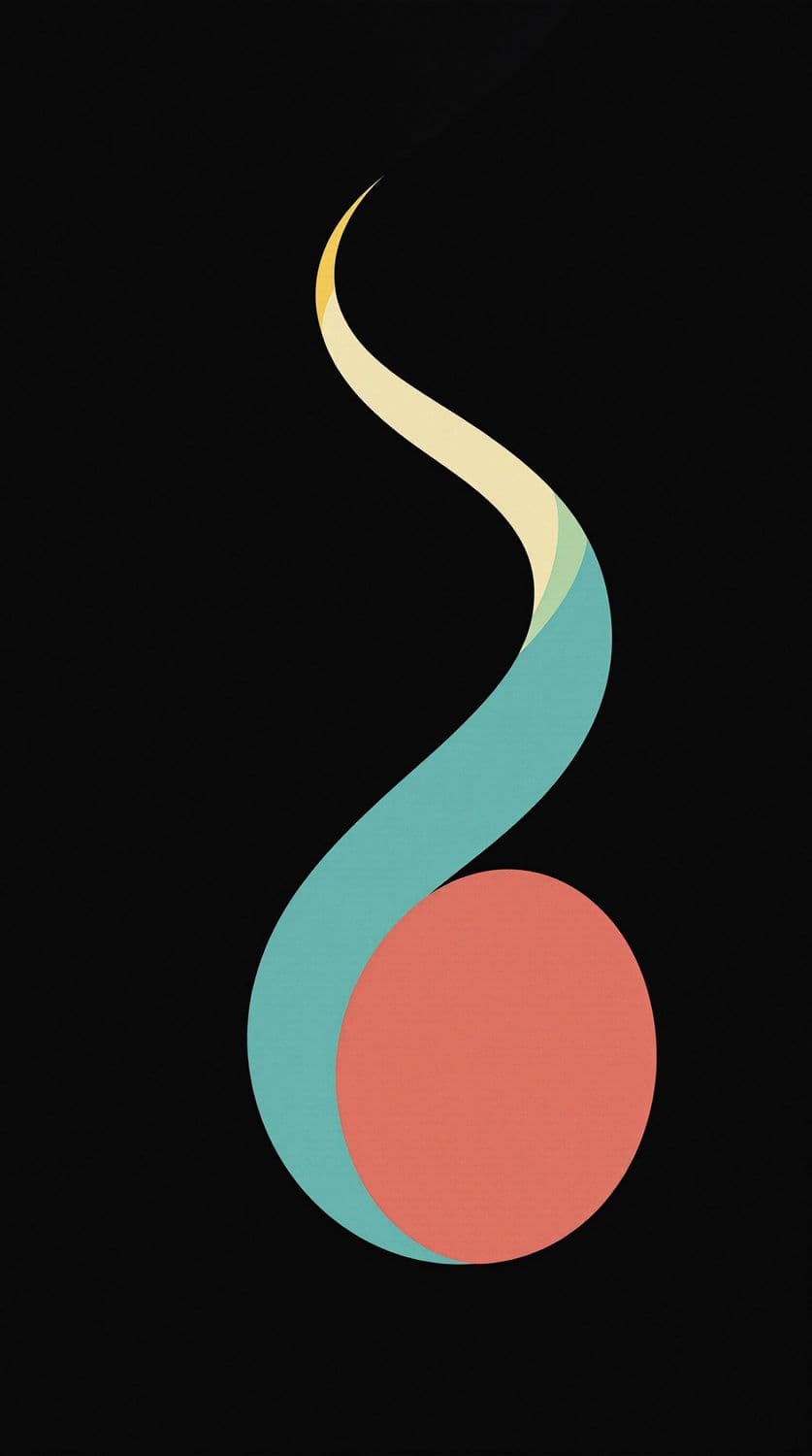 Vertical Flow of Colors