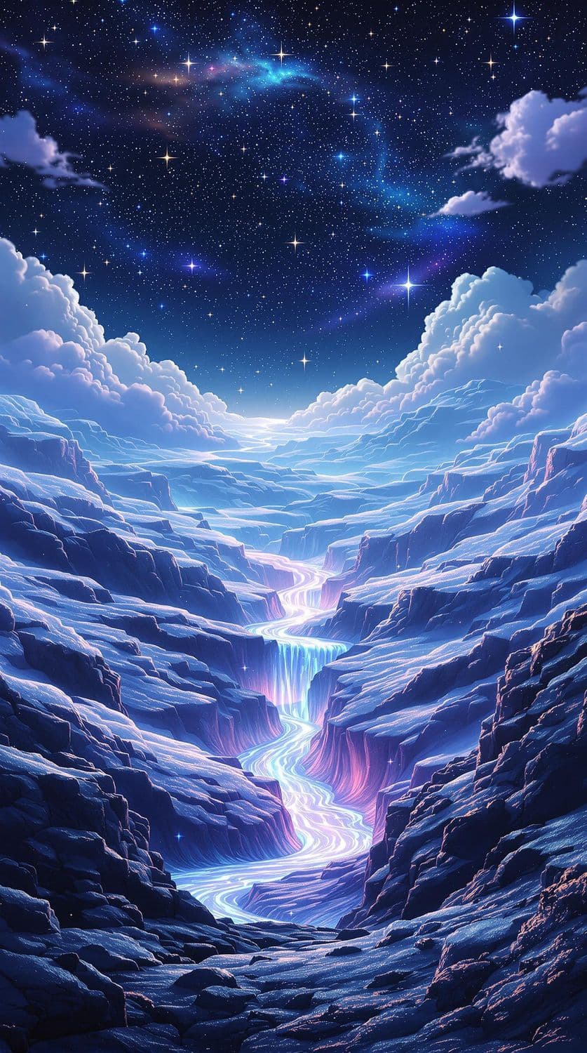 Serene Celestial Hills