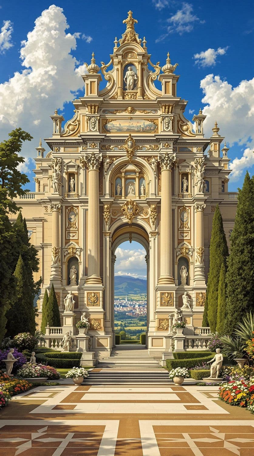 Baroque Palace in Bloom