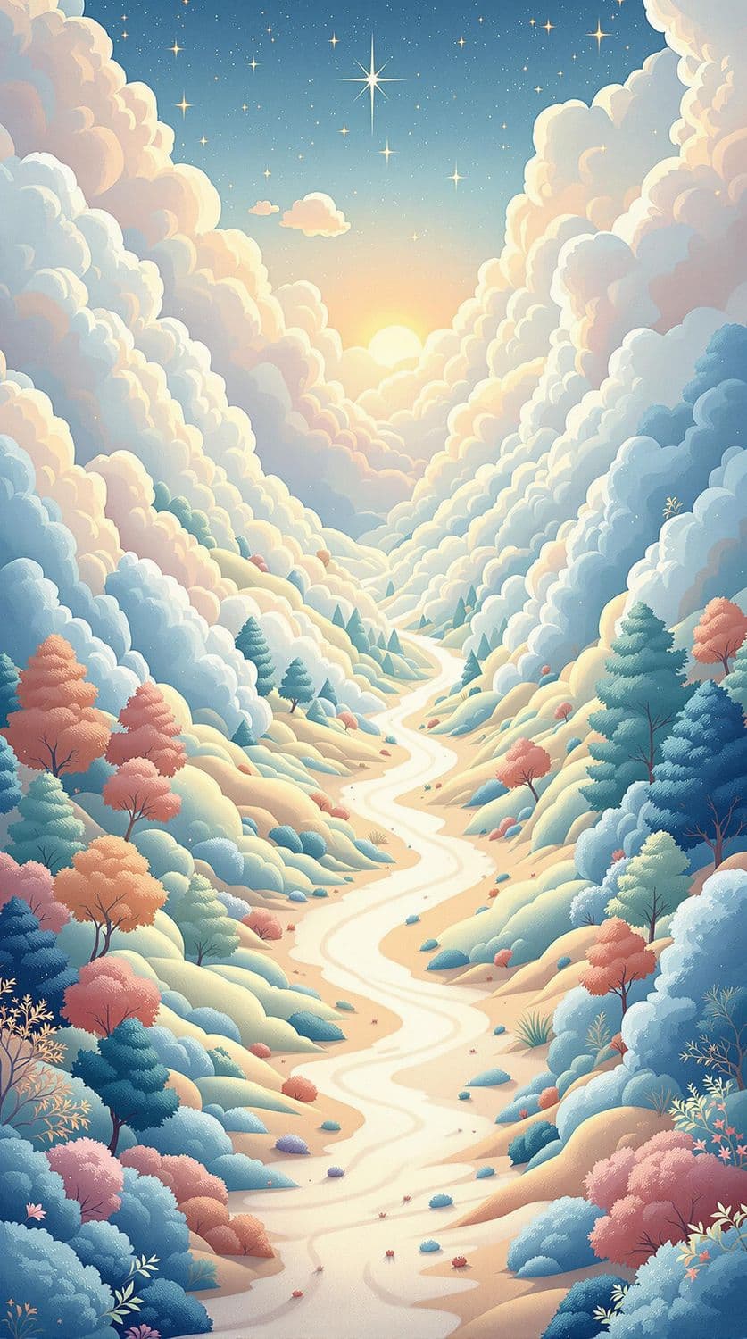 Dreamy Pastel Valley