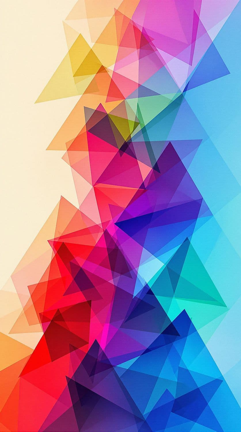 Triangular Cascade of Colors